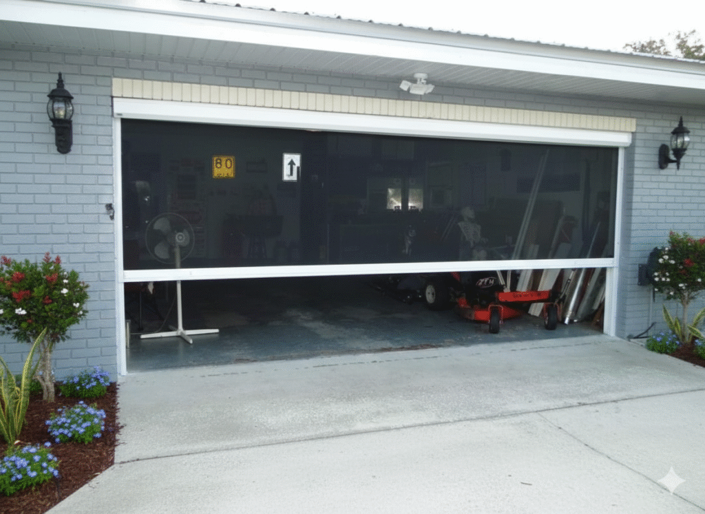 DIY Motorized Garage Screen